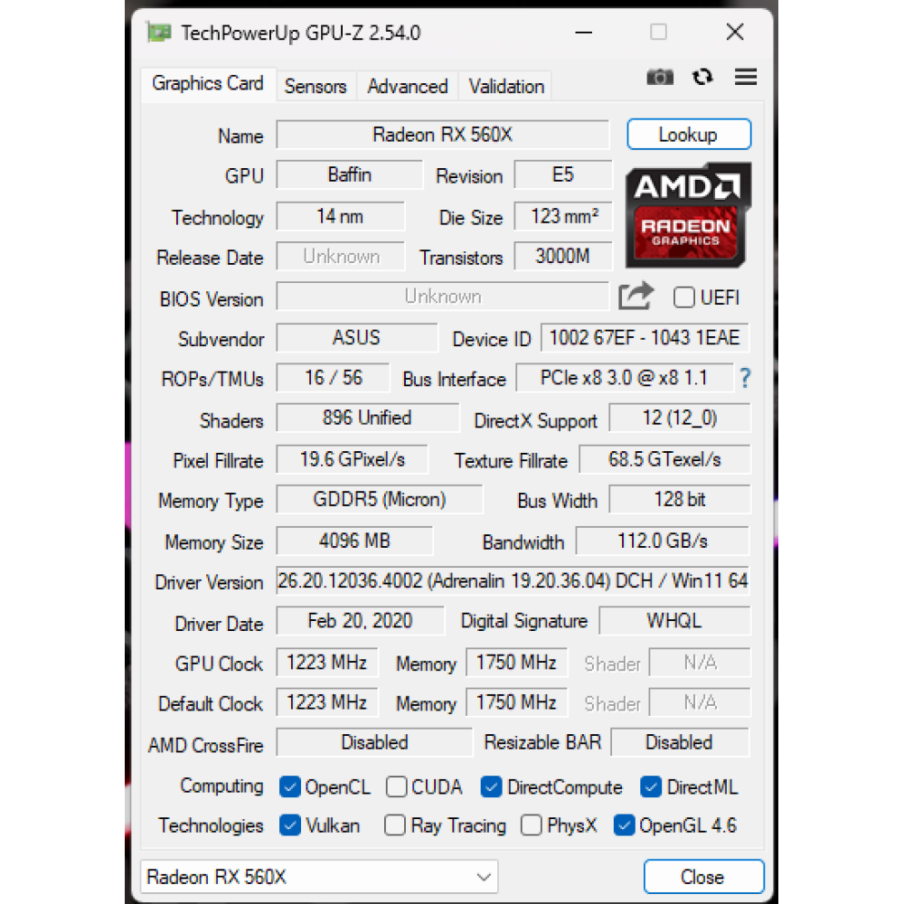 БВ ноутбук ASUS TUF Gaming FX705DY 17.3" FHD/IPS / AMD Ryzen 5 3550H / 16Gb / 480Gb SSD / AMD Radeon RX 560X (4 Gb)