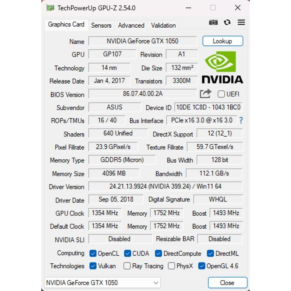 БВ ноутбук Asus ROG Strix GL703VD 17.3" FHD 120GHz / i7-7700HQ / 16GB / 256Gb SSD + 1Tb HDD / NVIDIA GeForce GTX 1050 (4 Gb)