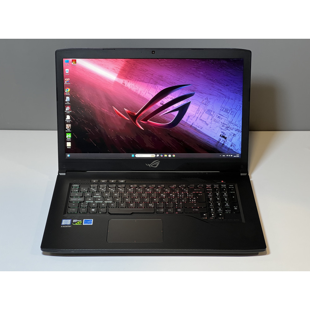 БВ ноутбук Asus ROG Strix GL703VD 17.3" FHD 120GHz / i7-7700HQ / 16GB / 256Gb SSD + 1Tb HDD / NVIDIA GeForce GTX 1050 (4 Gb)