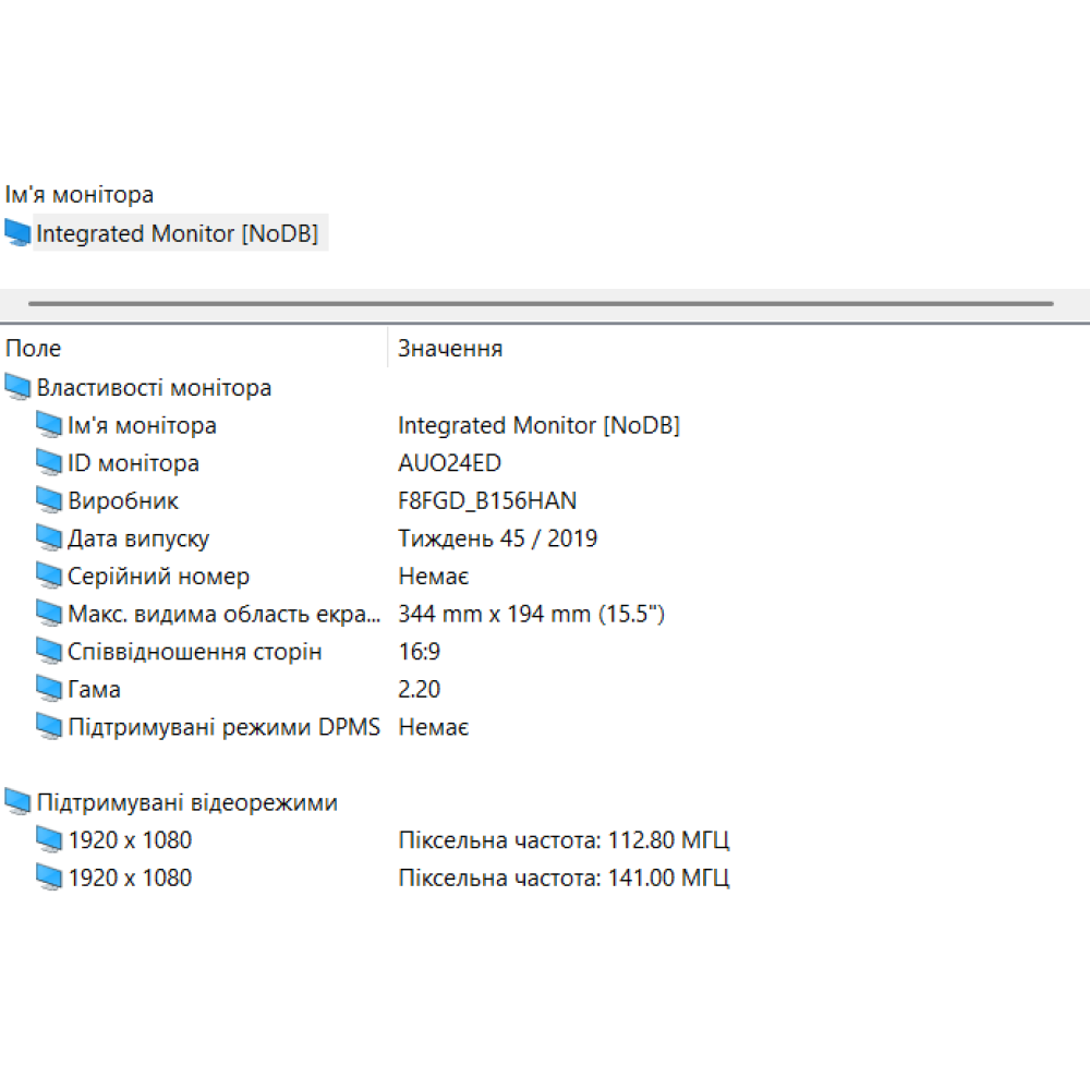БВ ноутбук Dell G5 15 5590 15.6" FHD/IPS Матовий / Intel Core i7-9750H (6x12) / 16 Gb DDR4 / 256Gb SSD + 1000Gb HDD /  NVIDIA GeForce GTX 1650 (4 Gb)