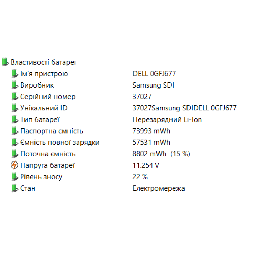БВ ноутбук Dell Inspiron 7567 15.6" FHD / i5-7300HQ / 16GB  / 256Gb SSD / NVIDIA GeForce GTX 1050Ti (4 Gb)