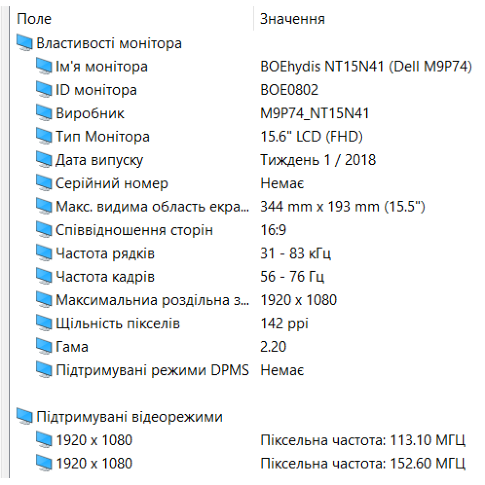 БВ ноутбук Dell Latitude 3500 15.6" FHD / i5-8265U / 8 Gb / 128 Gb SSD / Intel UHD Graphics 620