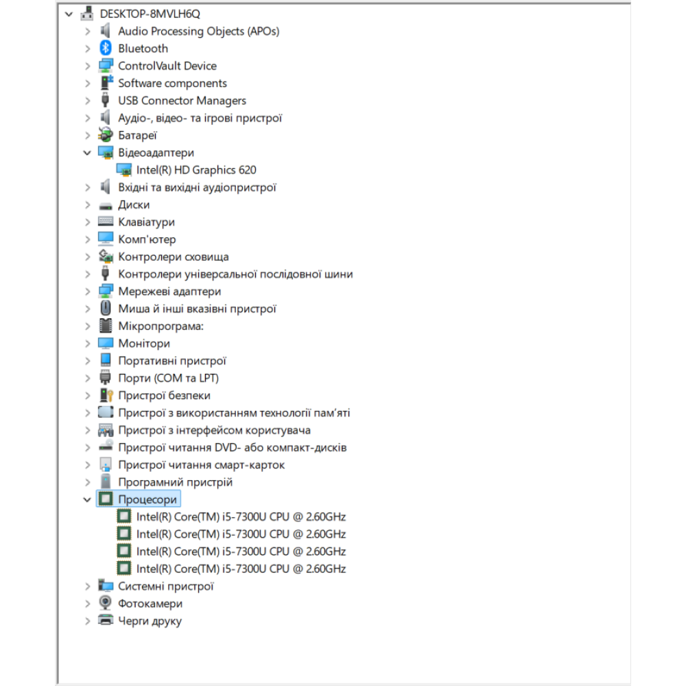 БВ ноутбук Dell Latitude 5590 I5-7300 15.6" FHD/IPS / i5-7300U / 8GB / 256GB SSD / Intel HD Graphics 620
