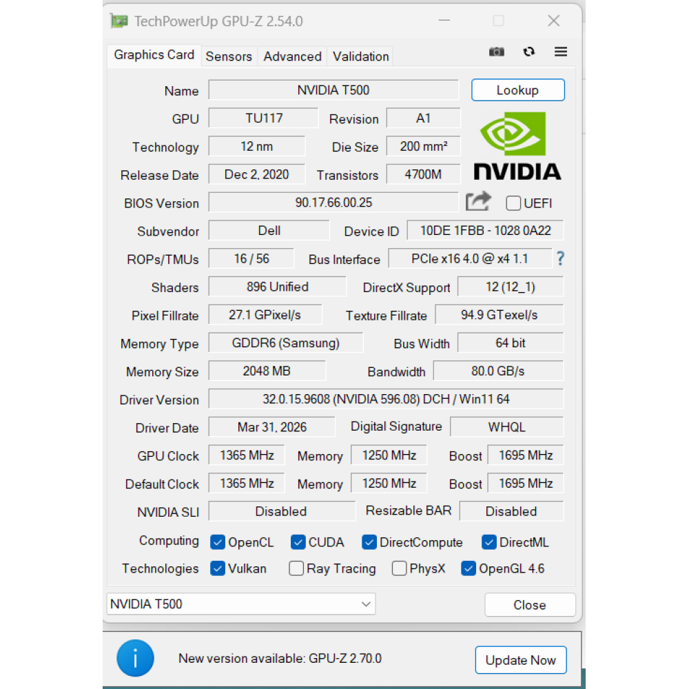БВ ноутбук Dell Precision 3560 15.6" FHD/IPS / i5-1145G7 / 16Gb / 512Gb SSD / NVIDIA Quadro T500 (2 Gb)