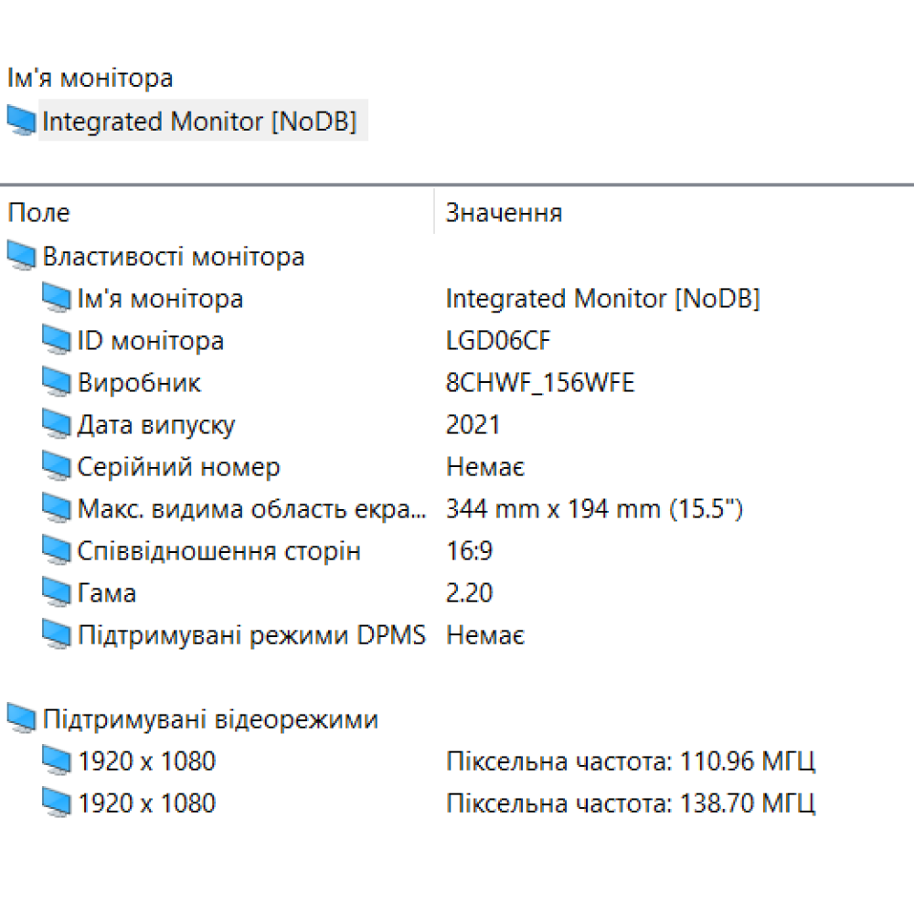 БВ ноутбук Dell Precision 3561 15.6" FHD/IPS /  i5-11500H / 16Gb / 512 Gb SSD / nVidia Quadro T600 4GB