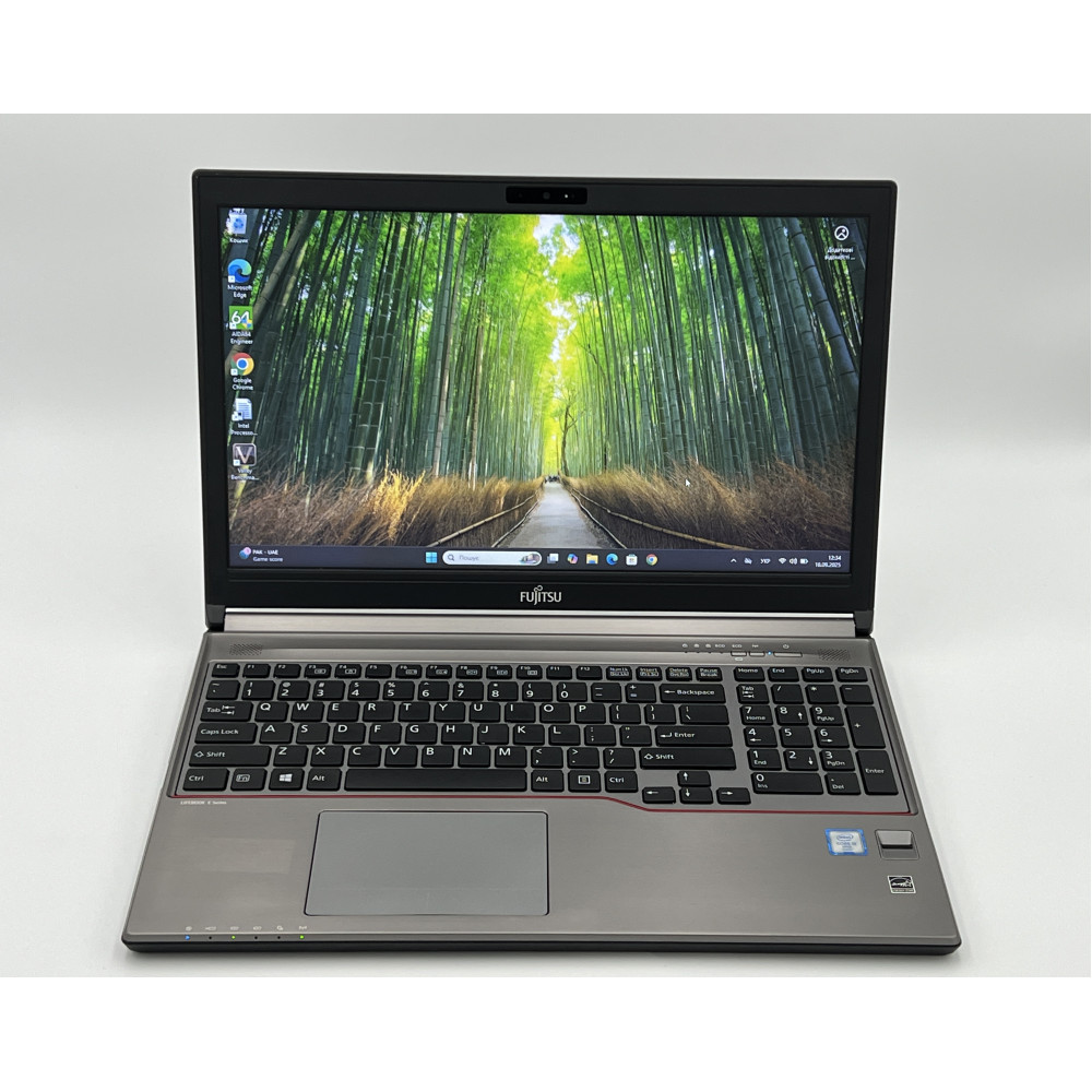 БВ ноутбук Fujitsu LifeBook E756 15.6" Матовий / Intel Core i5-6300U / 8Gb / 256Gb SSD/ Intel HD Graphics 520