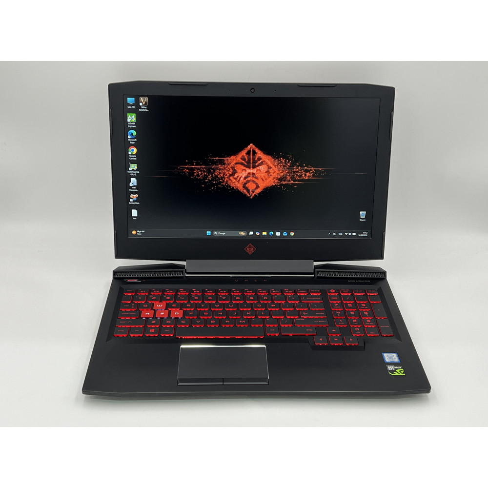 БВ ноутбук HP Omen 15-ce015tx 15.6" FHD/IPS / i7-7700HQ / 16 Gb / 128Gb SSD + 1Tb HDD / NVIDIA GeForce GTX 1050Ti (4 Gb)
