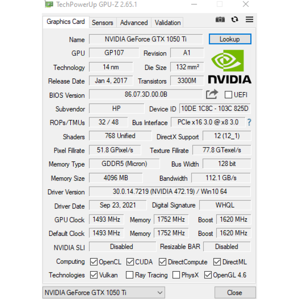 БВ ноутбук HP Omen 17-w253dx 17.2" FHD/IPS / i7-7700HQ (4x8) / 12Gb / 256Gb SSD + 1Tb HDD / NVIDIA GeForce GTX 1050 Ti (4 Gb)