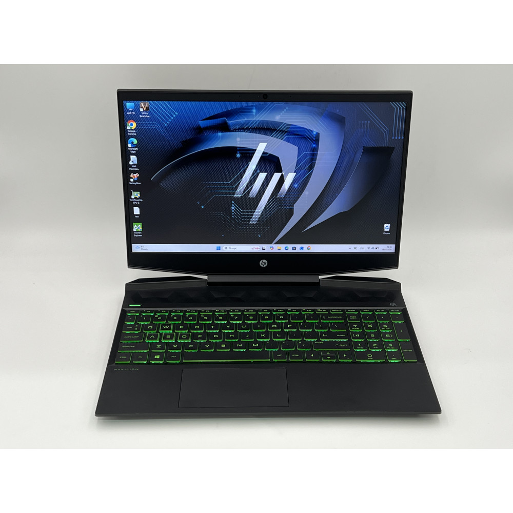 БВ ноутбук HP Pavilion 15-dk0056wm 15.6" FHD/IPS Матовий / i5-9300H / 16 Gb DDR4 / 480 Gb SSD / NVIDIA GeForce GTX 1650 (4 Gb)
