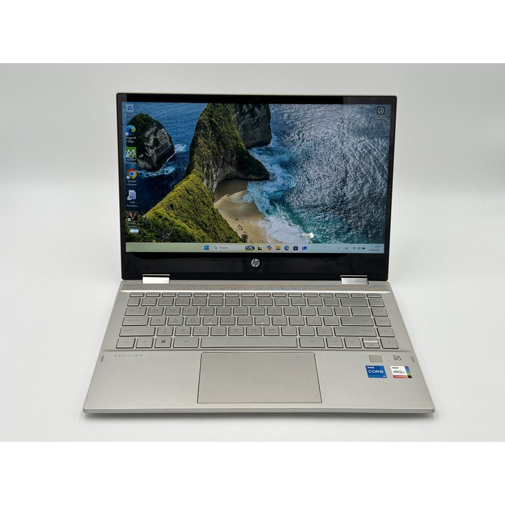 БВ ноутбук HP Pavilion X360 14-dw1013dx 14.0" FHD/IPS Сенсорний / Intel Core i5-1135G7 / 16Gb / 480Gb SSD / Intel(R) Iris(R) Xe Graphics