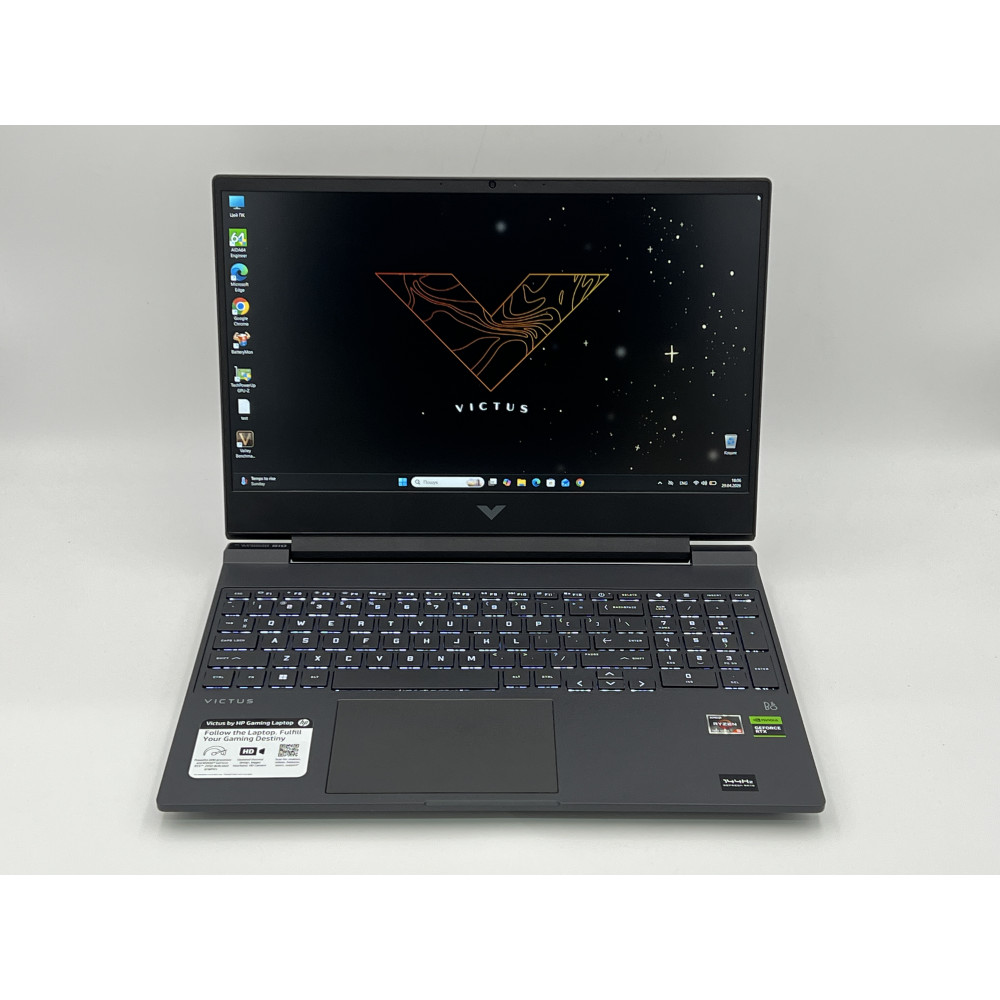 БВ ноутбук HP Victus 15-fb1013dx 15.6" FHD/PS 144 Hz / AMD Ryzen 5 7535HS (6x12) / 16Gb DDR5 / 512 Gb SSD / NVIDIA GeForce RTX 2050 (4 Gb)