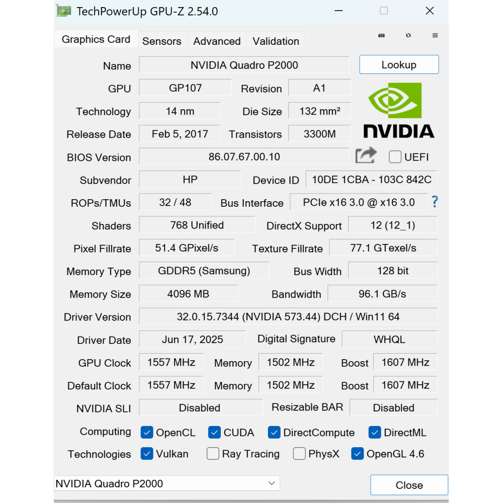 БВ ноутбук HP ZBook 15 G5 15.6" 4K/IPS  / i7-8850H 2.6-4.3GHz (6x12) / 16 Gb DDR4 / 512 Gb SSD / NVIDIA Quadro P2000 (4 Gb)