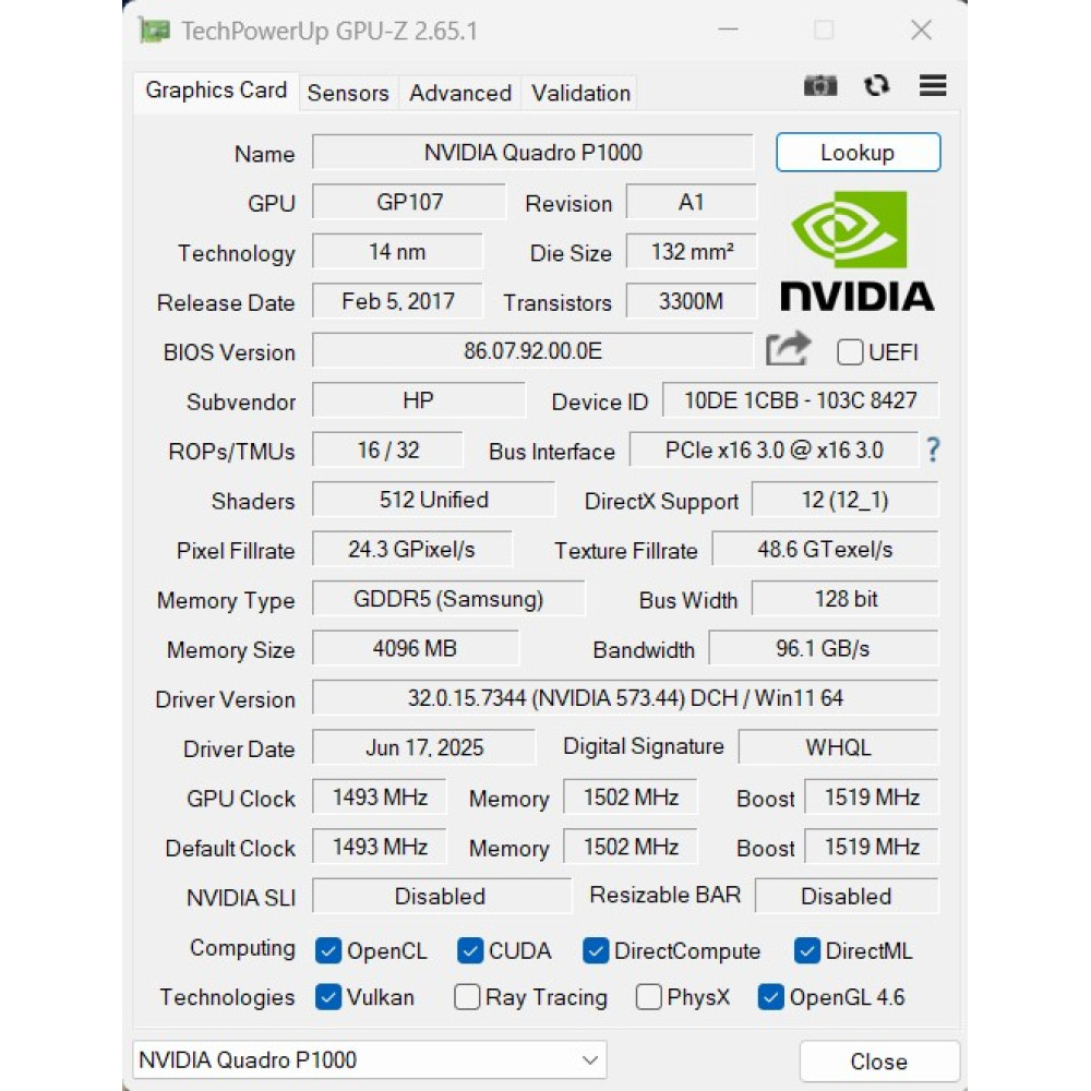 БВ ноутбук HP Zbook Studio G5 15.6" FHD/IPS Матовий /  Intel Core i7- 8850H / 16 Gb / 480 Gb SSD / NVIDIA Quadro P1000 (4 Gb)