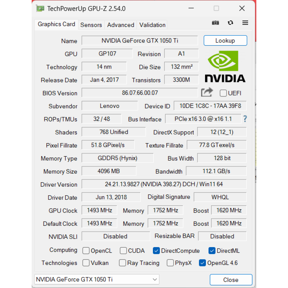 БВ ноутбук Lenovo Legion Y7000P 15.6" FHD/IPS / i5-8300H / 16Gb / 512Gb SSD / NVIDIA GeForce GTX 1050Ti (4 Gb)