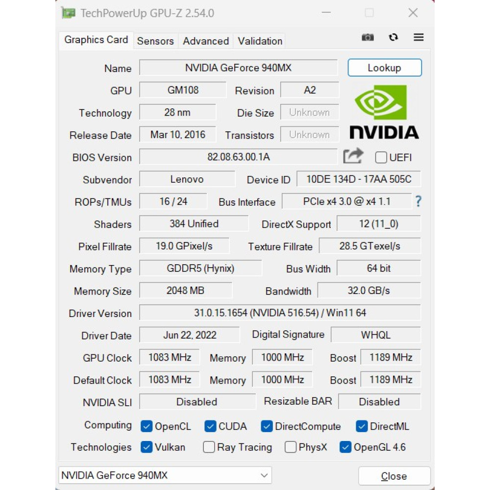 БВ ноутбук Lenovo ThinkPad E570 15.6" FHD IPS / i7-6500U 2.5-3.1GHz / 16GB / 256GB SSD / NVIDIA GeForce 940MX (2 Gb)