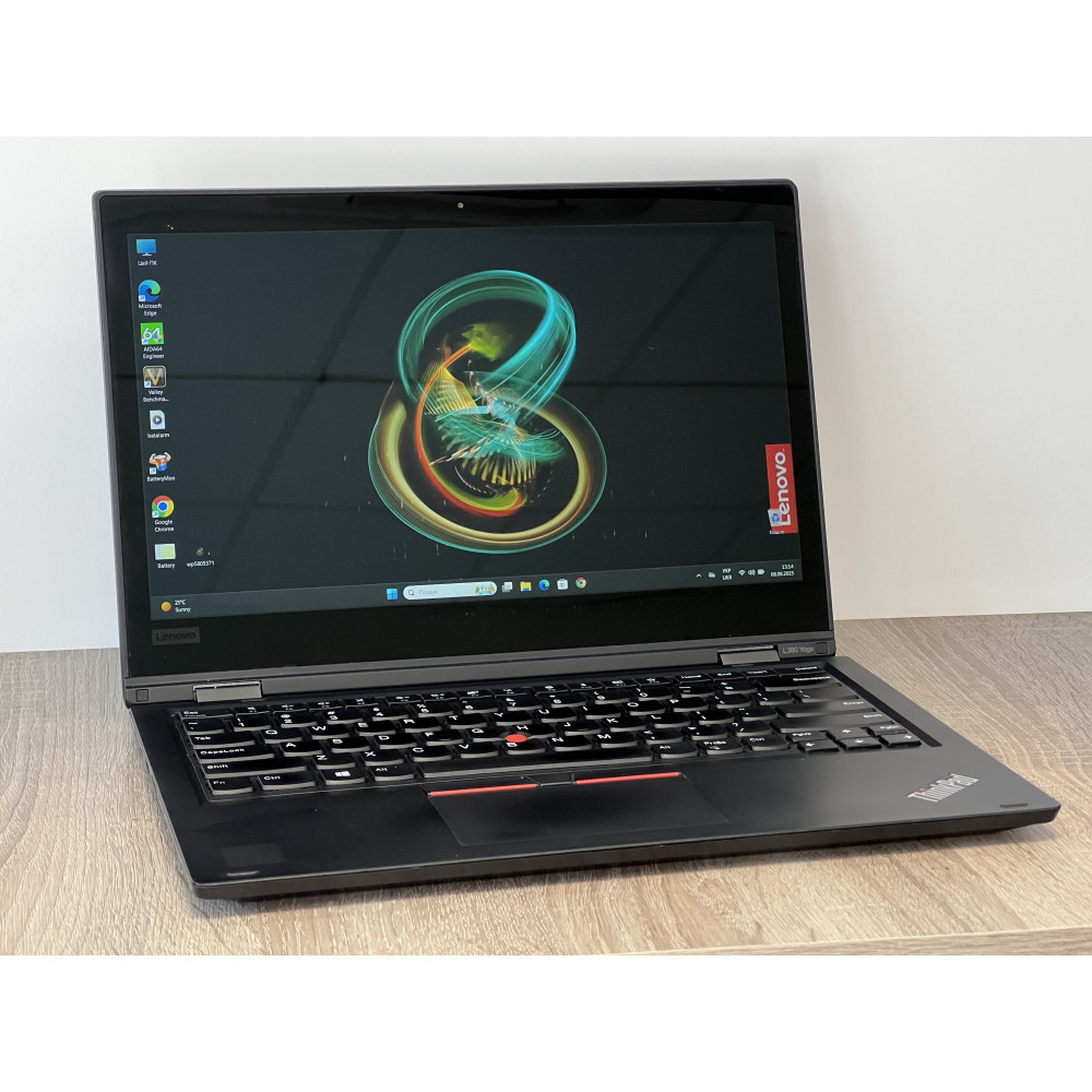 БВ ноутбук Lenovo ThinkPad L380 Yoga 14 " FHD/IPS Сенсорний / Intel Core i3-8130U / 8 Gb DDR4 / 128Gb SSD / Intel UHD Graphics