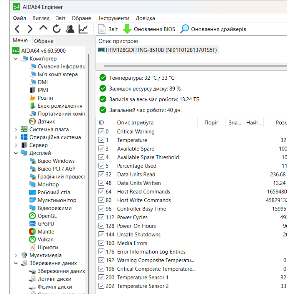 БВ ноутбук Lenovo ThinkPad L590 15.6" FHD/IPS / i3-8145U / 8 Gb DDR4 / 128 Gb SSD / Intel UHD Graphics 620