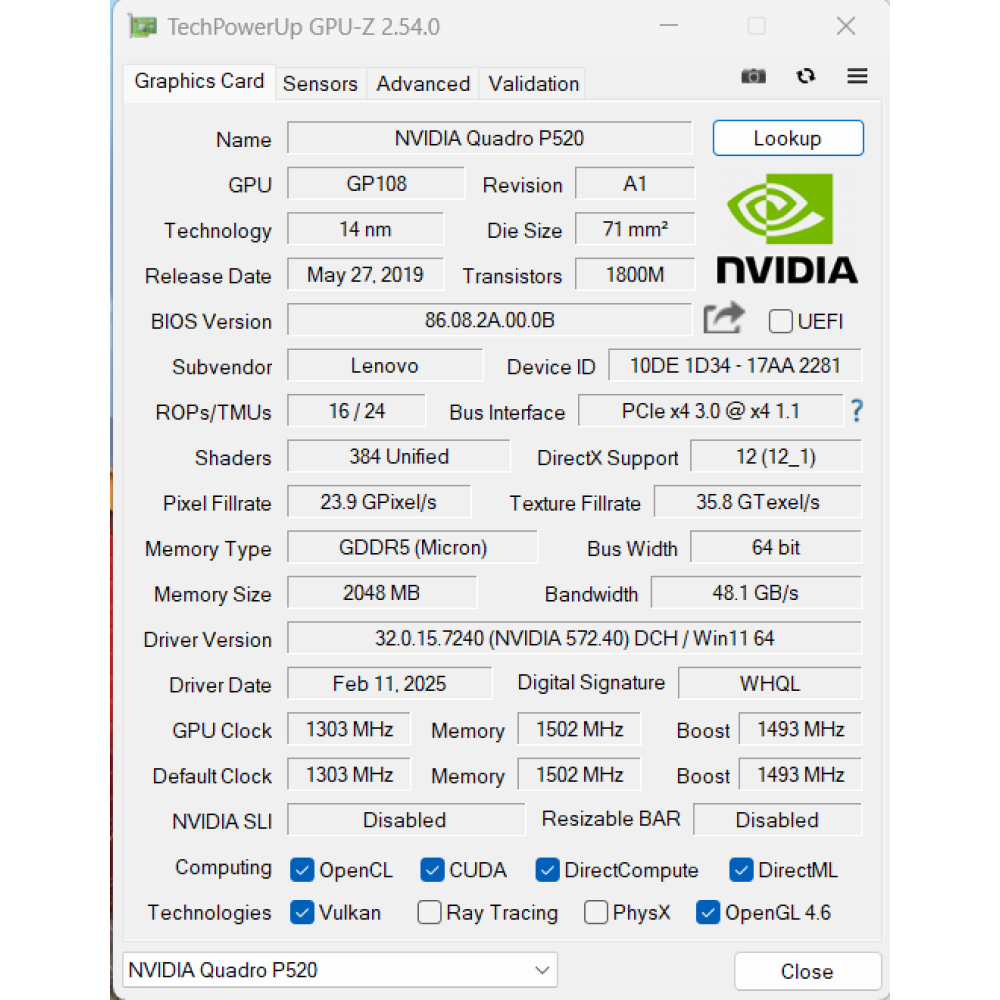 БВ ноутбук Lenovo ThinkPad P53s 15.6" FHD/IPS  / i7-8665U / 16 Gb / 512Gb SSD /NVIDIA Quadro P520 (2 Gb)