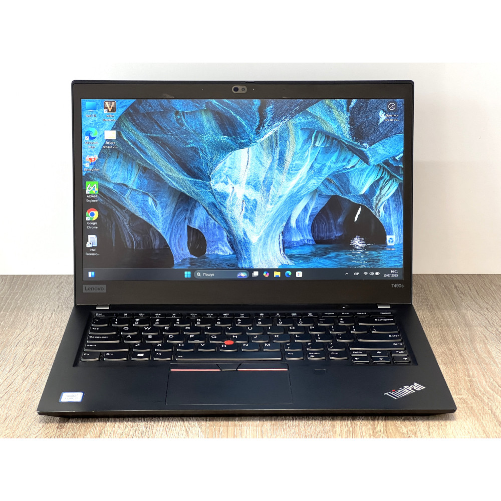 БВ ноутбук Lenovo Thinkpad T490s 14" FHD / i5-8265U / 16GB DDR4 / 480GB SSD / Intel UHD 620