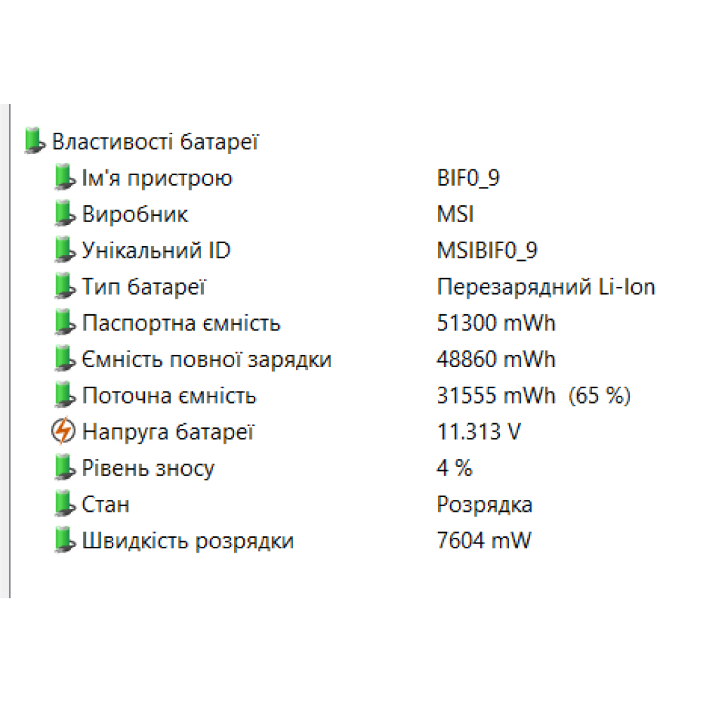БВ ноутбук ноутбук MSI GF63 Thin 10SC 15.6" FHD / i5-10500H / 16GB / 480 Gb SSD / NVIDIA GeForce GTX 1650(4 Gb)
