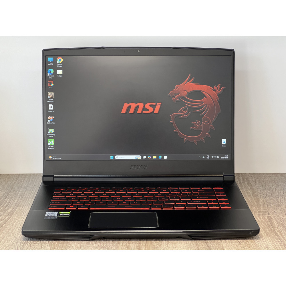 БВ ноутбук ноутбук MSI GF63 Thin 10SC 15.6" FHD / i5-10500H / 16GB / 480 Gb SSD / NVIDIA GeForce GTX 1650(4 Gb)