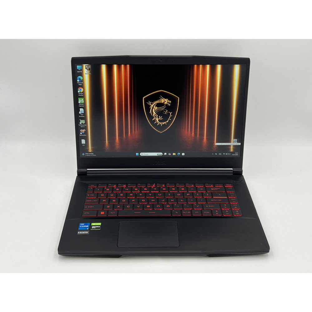 БВ ноутбу MSI GF63 Thin 11SC 15.6` FHD/IPS/ i5-11400H / 16Gb DDR4 / 480Gb SSD / NVIDIA GeForce GTX 1650 (4 Gb)