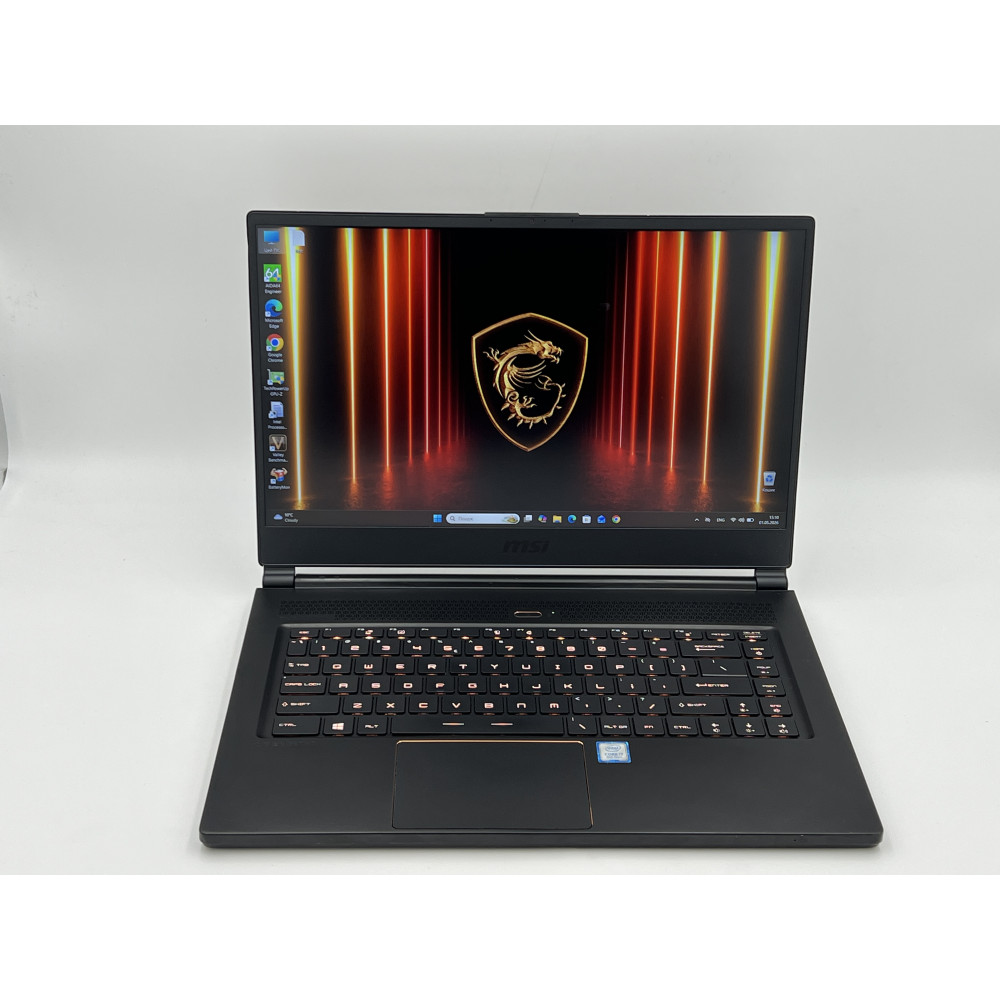 БВ ноутбук MSI GS65 Stealth Thin 8RF 15.6" FHD/IPS 144 Hz / i7-8750H (6x12) / 16 Gb / 512 Gb SSD / NVIDIA GeForce GTX 1070 Max-Q (8 Gb)