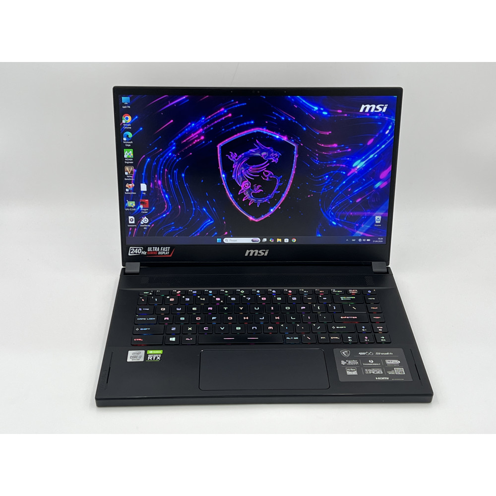 БВ ноутбук MSI GS66 Stealth 10SE 15.0" FHD/IPS 240Hz / i7-10875H (8x16) / 16 Gb / 512Gb SSD / NVIDIA GeForce RTX 2060 (6 Gb)